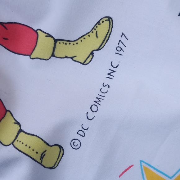 Vintage 1977 Superman The Flash & Wonder Woman Reworked Bennygonia Shorts UNISEX - Picture 3 of 10